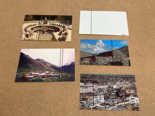 Peter Downsbrough: Kathmandu Triennale 2017 (Set of 7 Postcards)