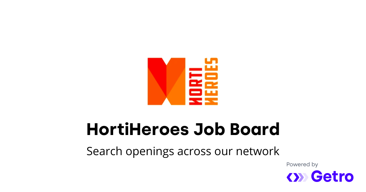 Jobs | HORTIHEROES | AVAG | WORLD HORTI CENTER Job Board