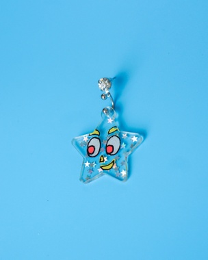  Sparkle Gumby Star Earring