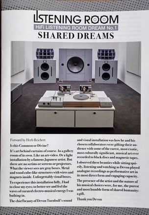 HiFi Pursuit Listening Room Dream No. 1 Zine