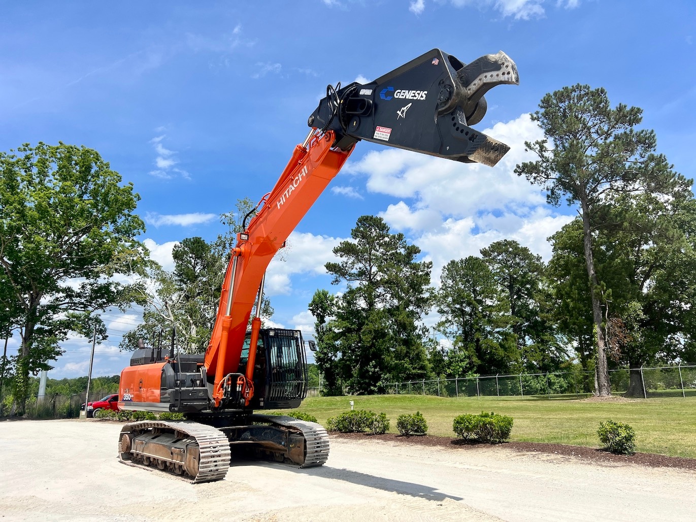 Used 2019 Hitachi ZX350LCN-6 w/ shear For Sale