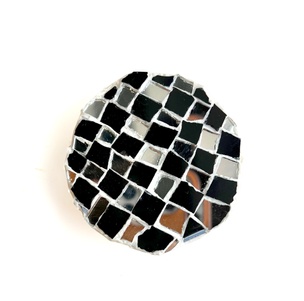 Black Round Big Mosaic
