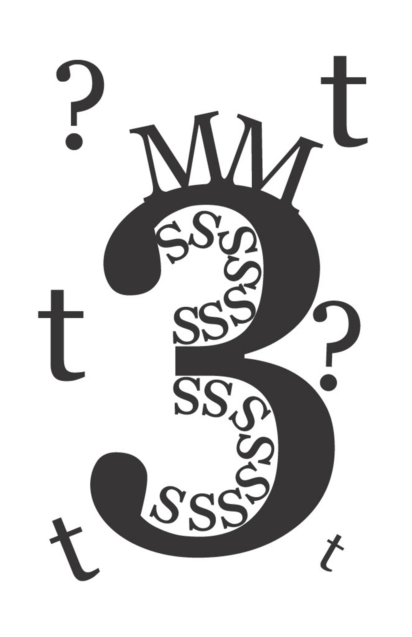 Letterform in layout