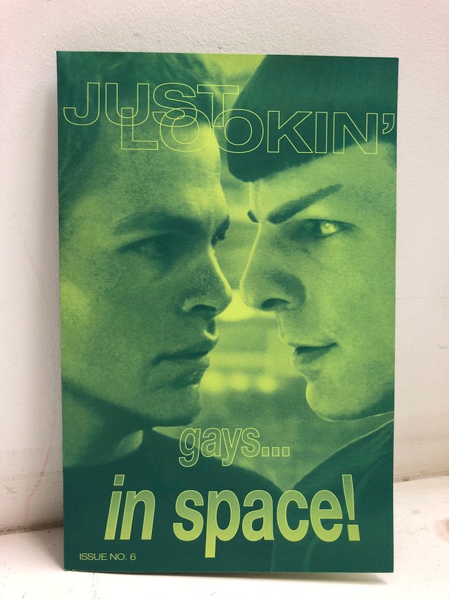 Aysen Gerlach - Just Lookin' Issue 6: Gays... In Space! - Printed Matter