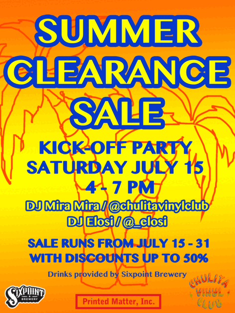 Summer Clearance Sale - Kick-Off Party