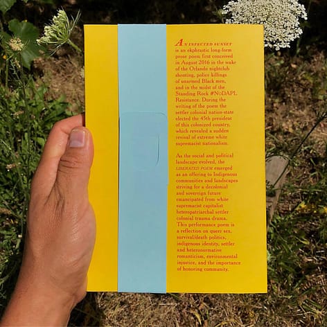 AN INFECTED SUNSET by Demian DinéYazhi — Reading event with Lucas de Lima, Jess X Snow, and El Roy Red.