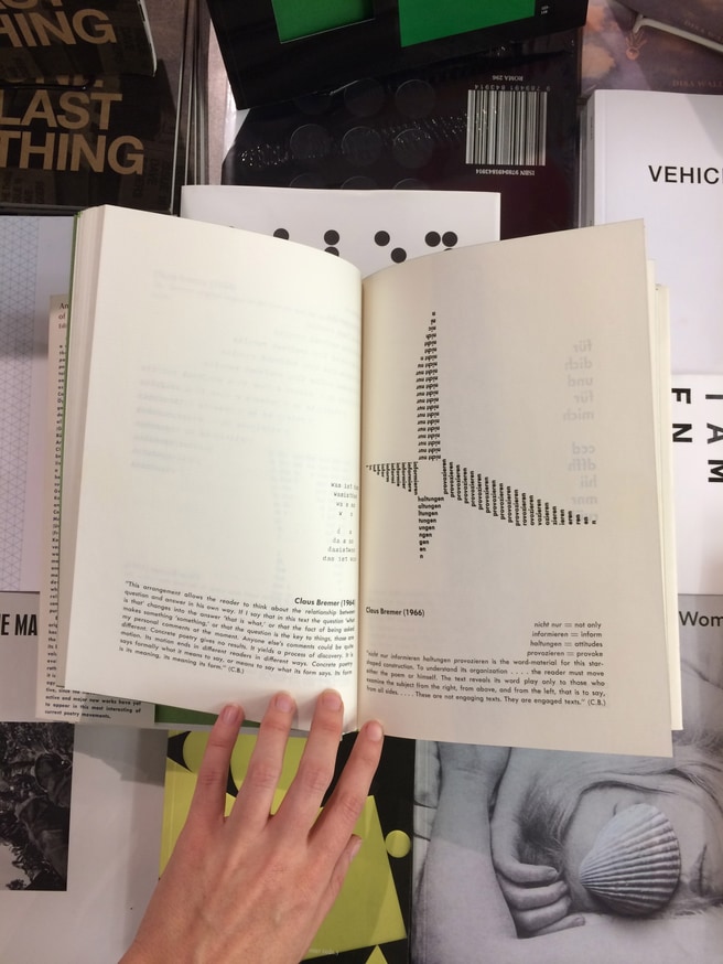An Anthology of Concrete Poetry [first edition, hardback] thumbnail 2