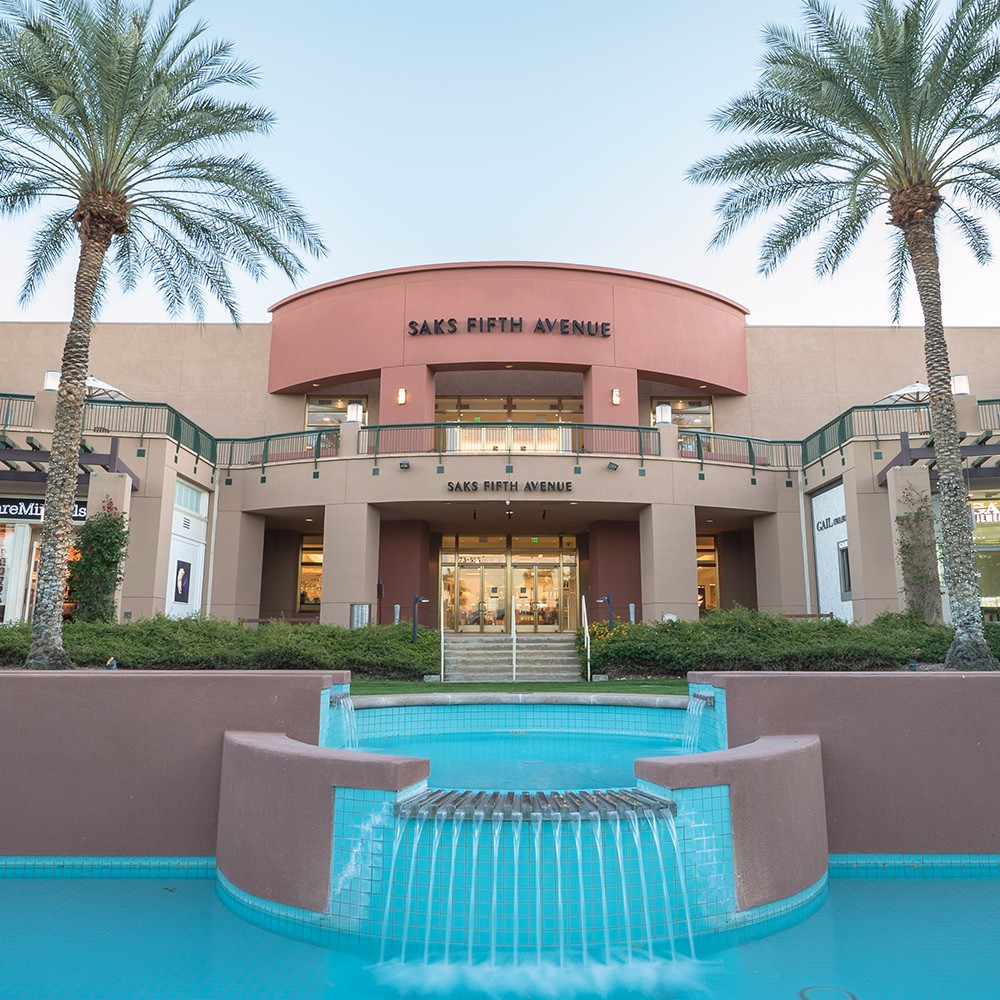 El Paseo Shopping – Palm Desert Saks Fifth Avenue features Louise