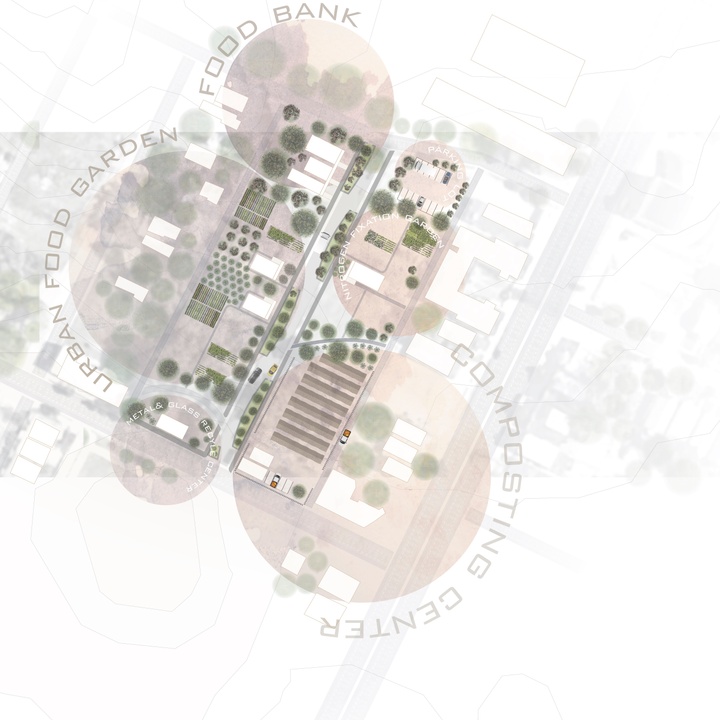 Drawing of a plan. 