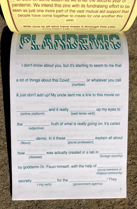 Zine Libs #3: The Pandemic Edition