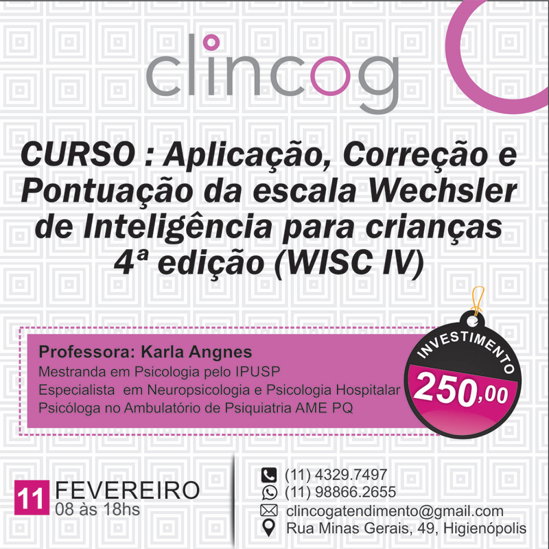 Curso: WISC IV