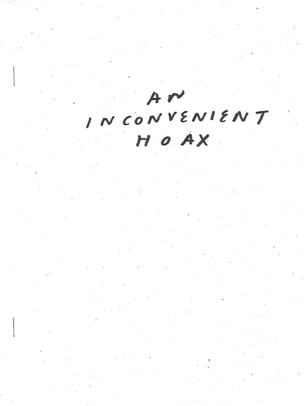 An Inconvenient Hoax