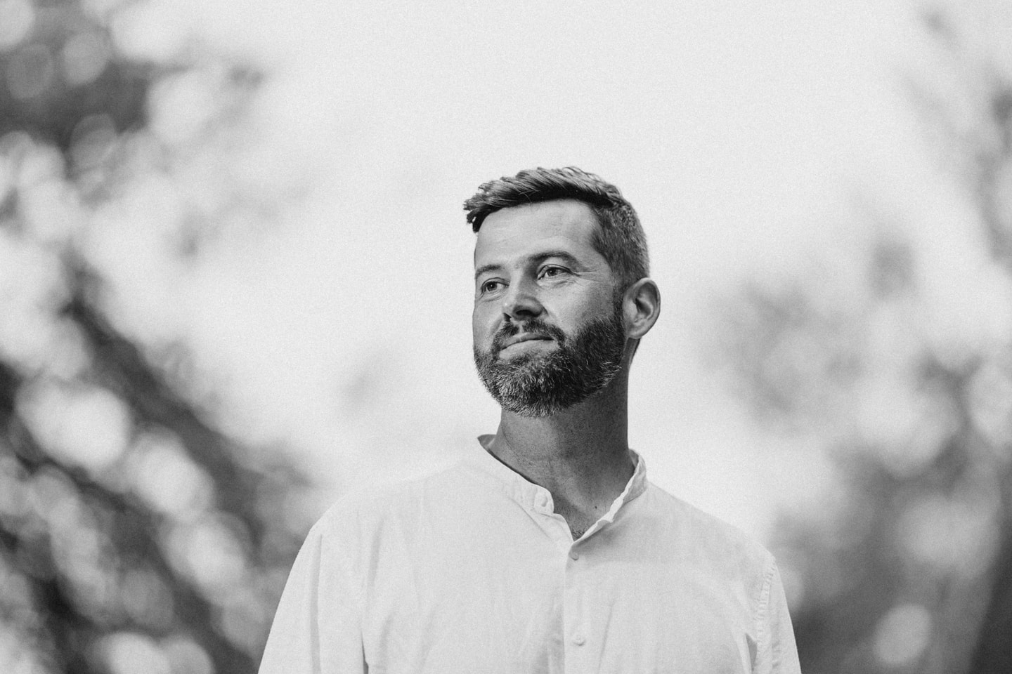 Black-and-white headshot of Christopher Stark.