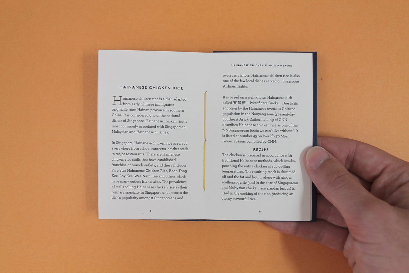 Steven Kennedy Hainanese Chicken Amp Rice A Memoir Printed Matter