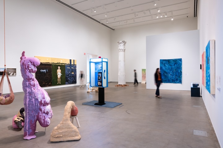installation view of Apparition exhibition