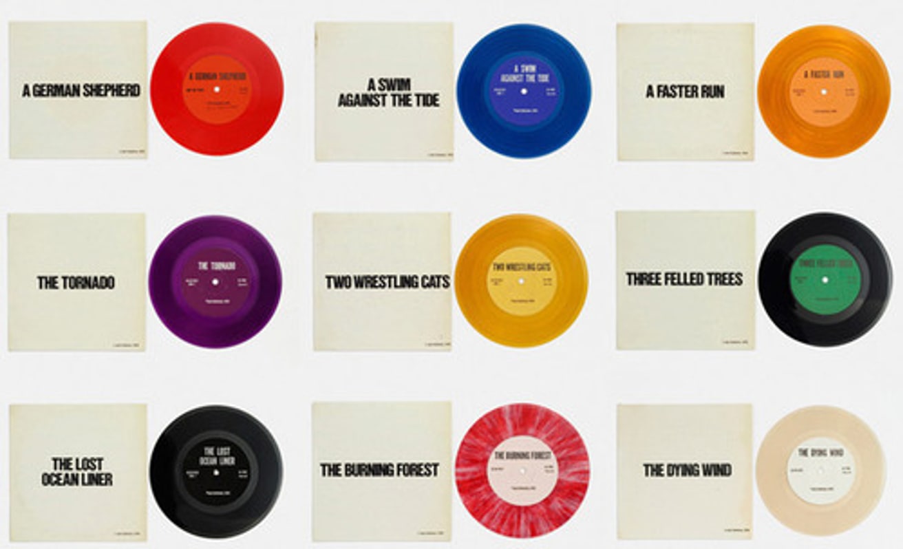 Records : "Two Wrestling Cats," "A Faster Run," "The Dying Wind," "Three Felled Trees," "The Tornado," and "The Burning Forest"