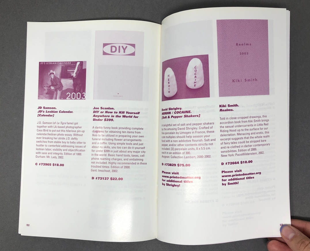 Printed Matter, Inc. Winter 2003 Catalog thumbnail 7