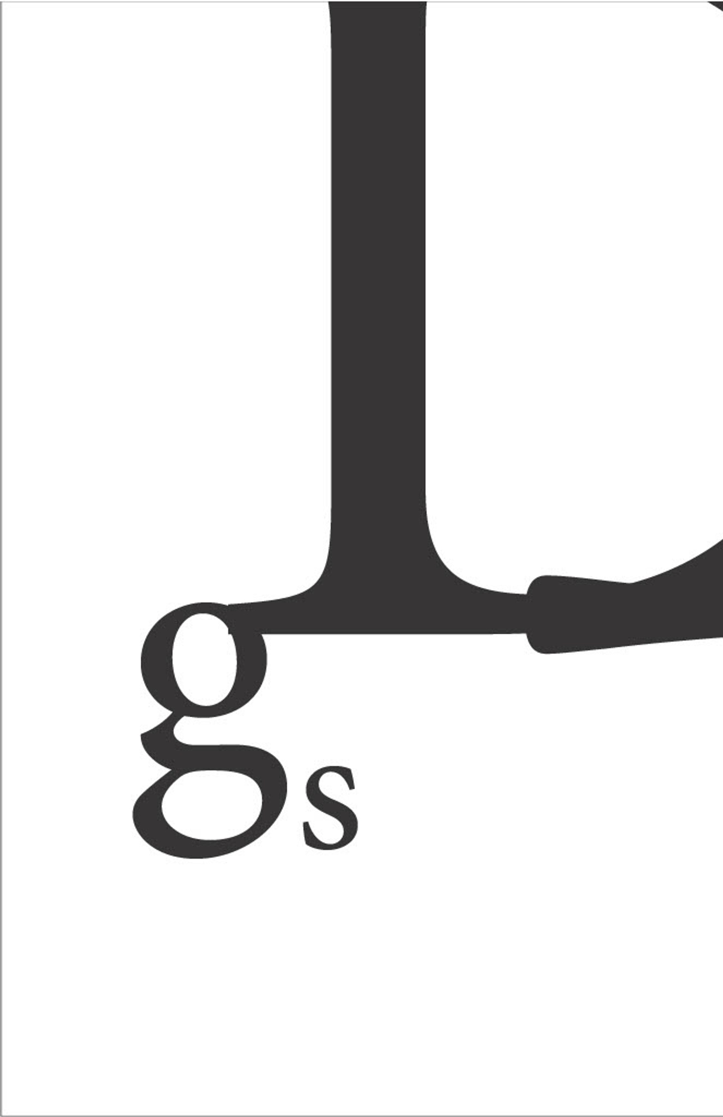 Letterform in layout