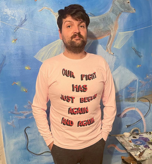 Our Fight Has Just Begun Again and Again Long Sleeve Shirt [Large]