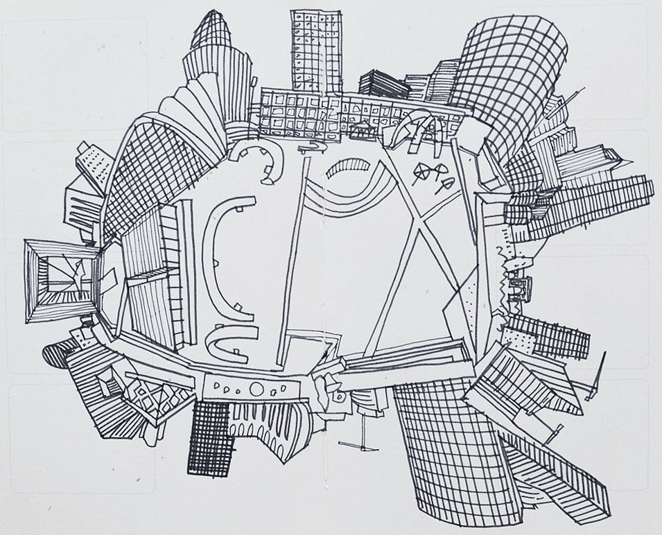 A city drawing
