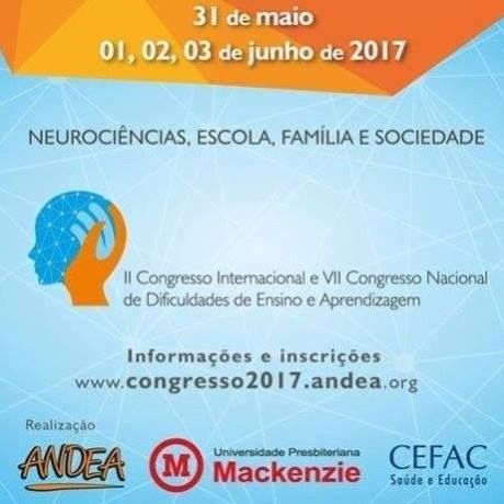 II Congresso Internacional e VII Congresso Nacional de Dificuldades de Ensino e Aprendizagem