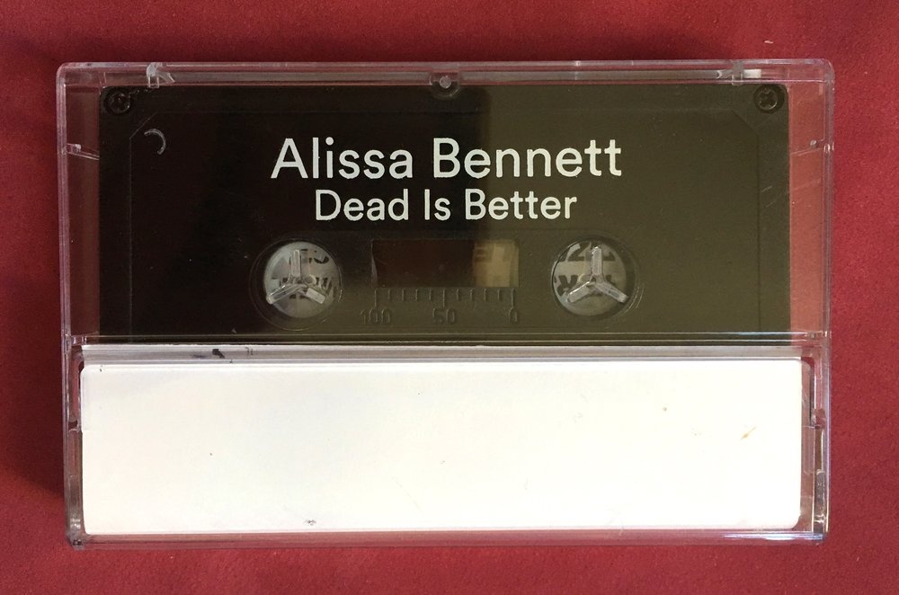 Dead Is Better Cassette [Hand-Drawn Cover] thumbnail 3