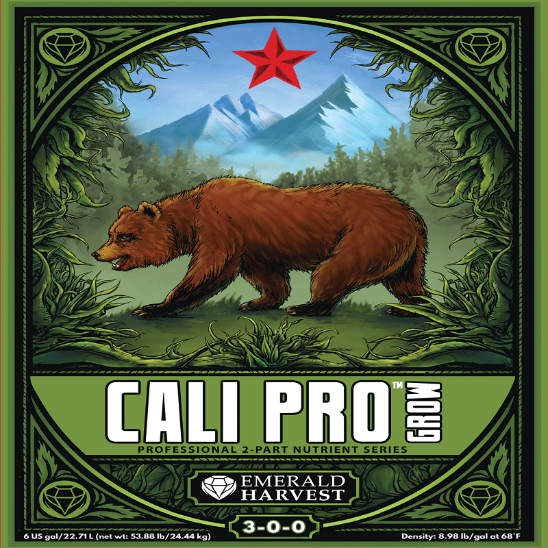 Emerald Harvest: Cali Pro Professional 2-Part Base Nutrient Series | Leafly