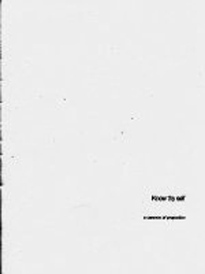 Know thy self, a cannon of proportion                                                                                                                                                                                                                          