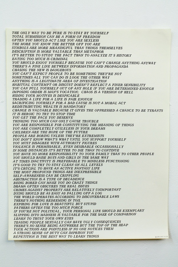 jenny holzer truisms