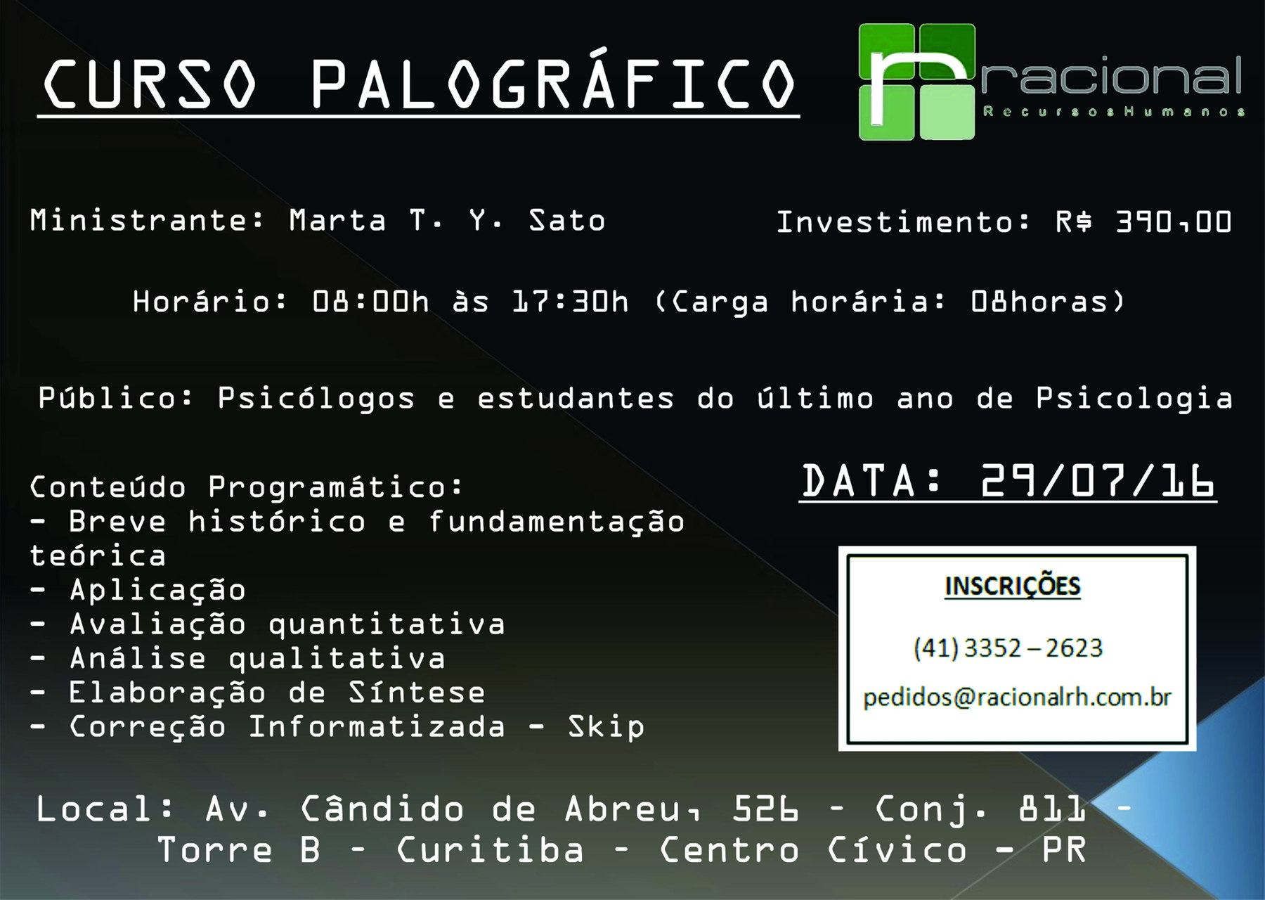 Curso Palográfico