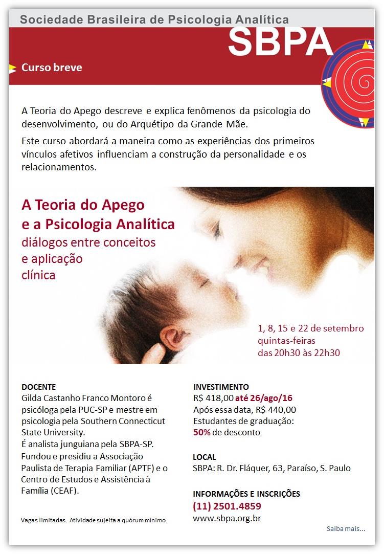 Curso: A Teria do Apego e a Psicologia Analítica