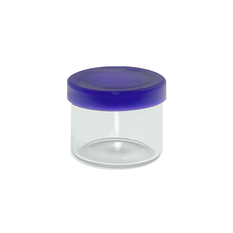 6ML Glass Containers for 1 Gram With Colored Lids Leafly