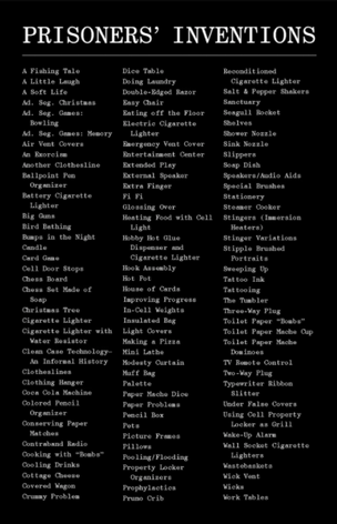 Prisoners' Inventions