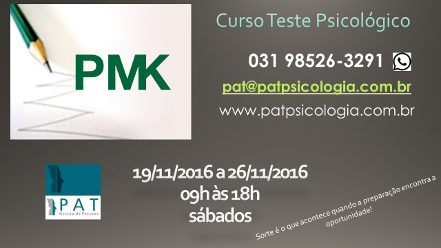 CURSO PMK