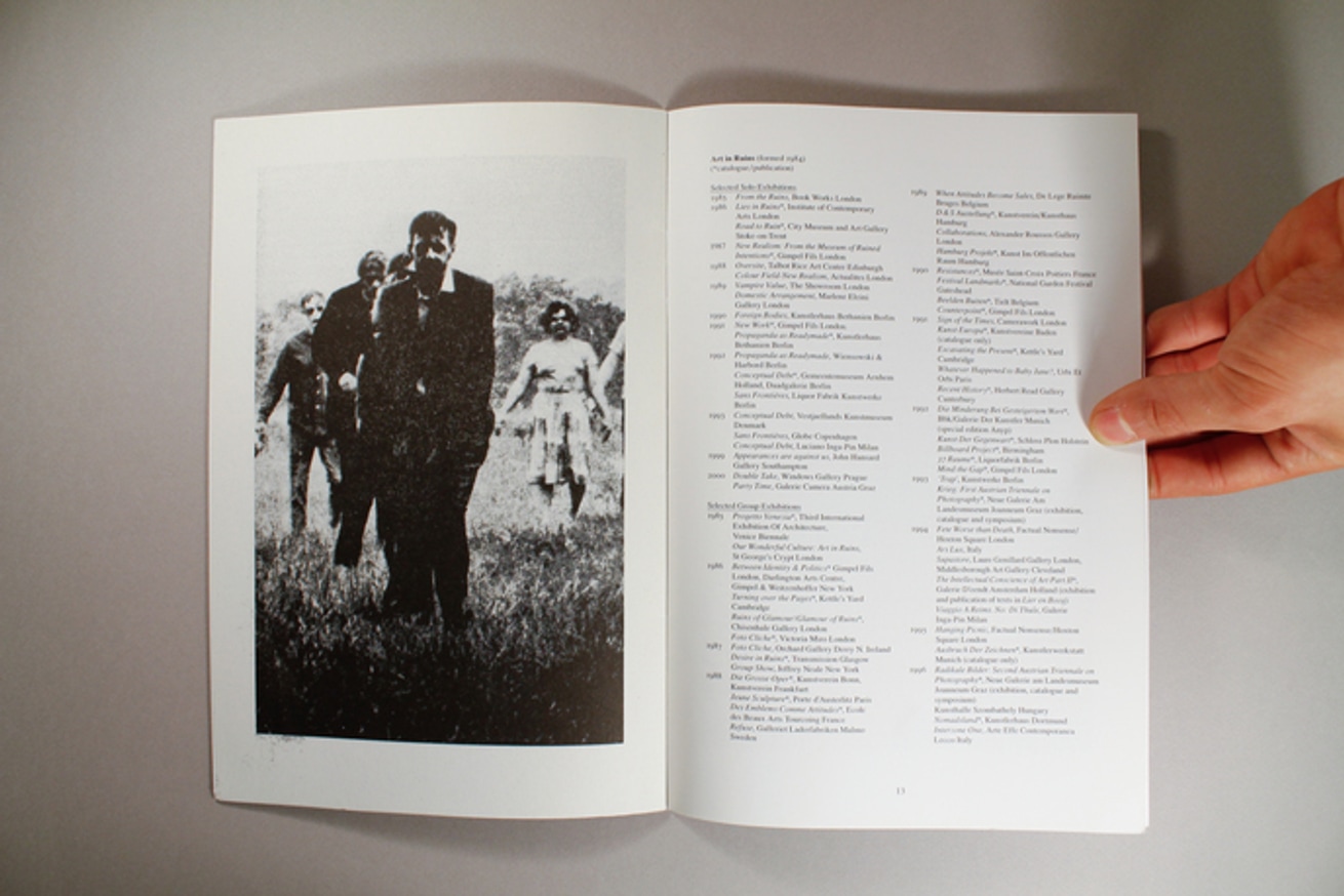 Art in Ruins and Unknown Stranger, London 1994, an Unpublished Project for Frieze thumbnail 4
