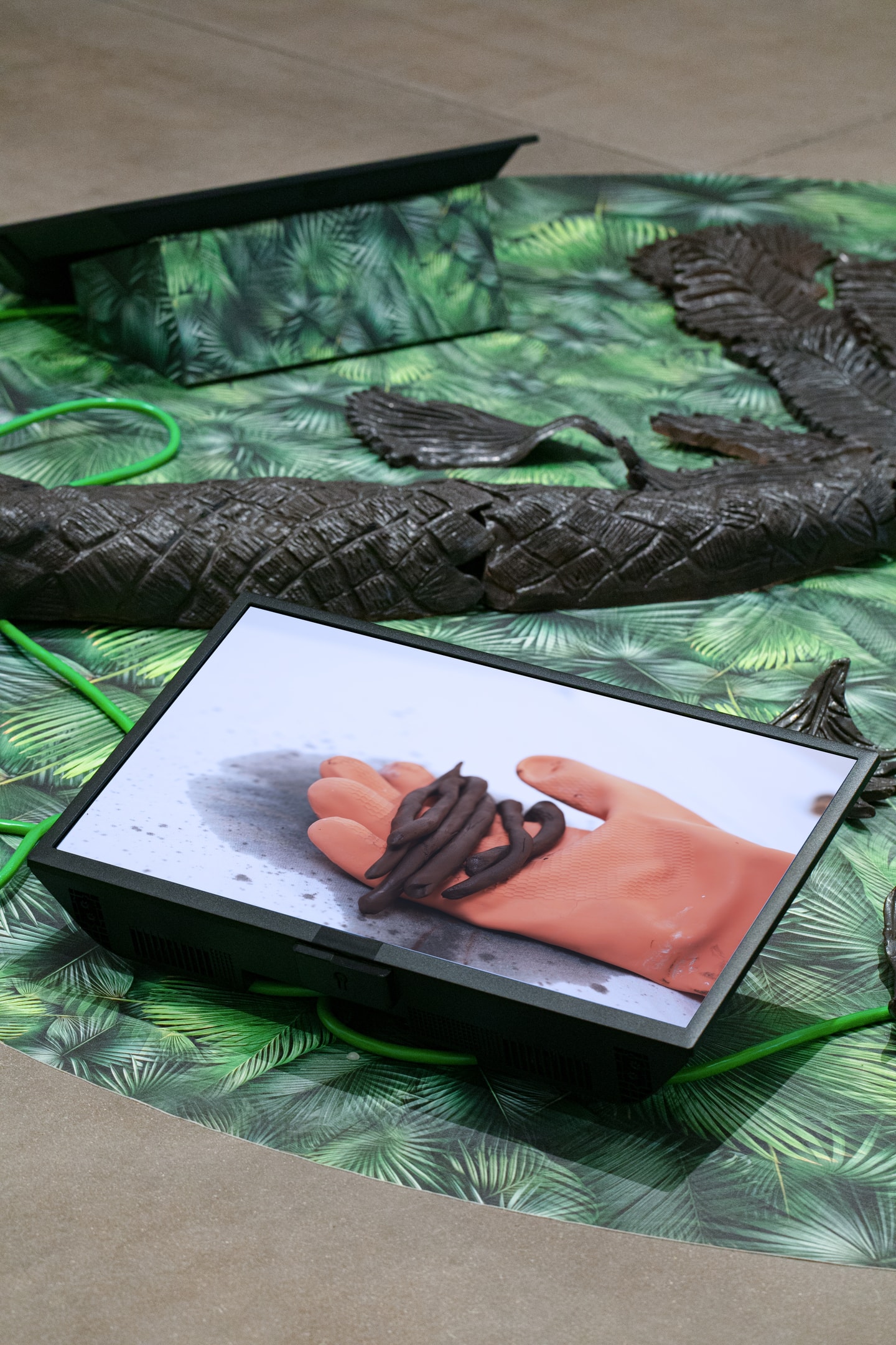 installation view of "I know more words in Spanish than I do in English," at WashU Kemper Art Museum