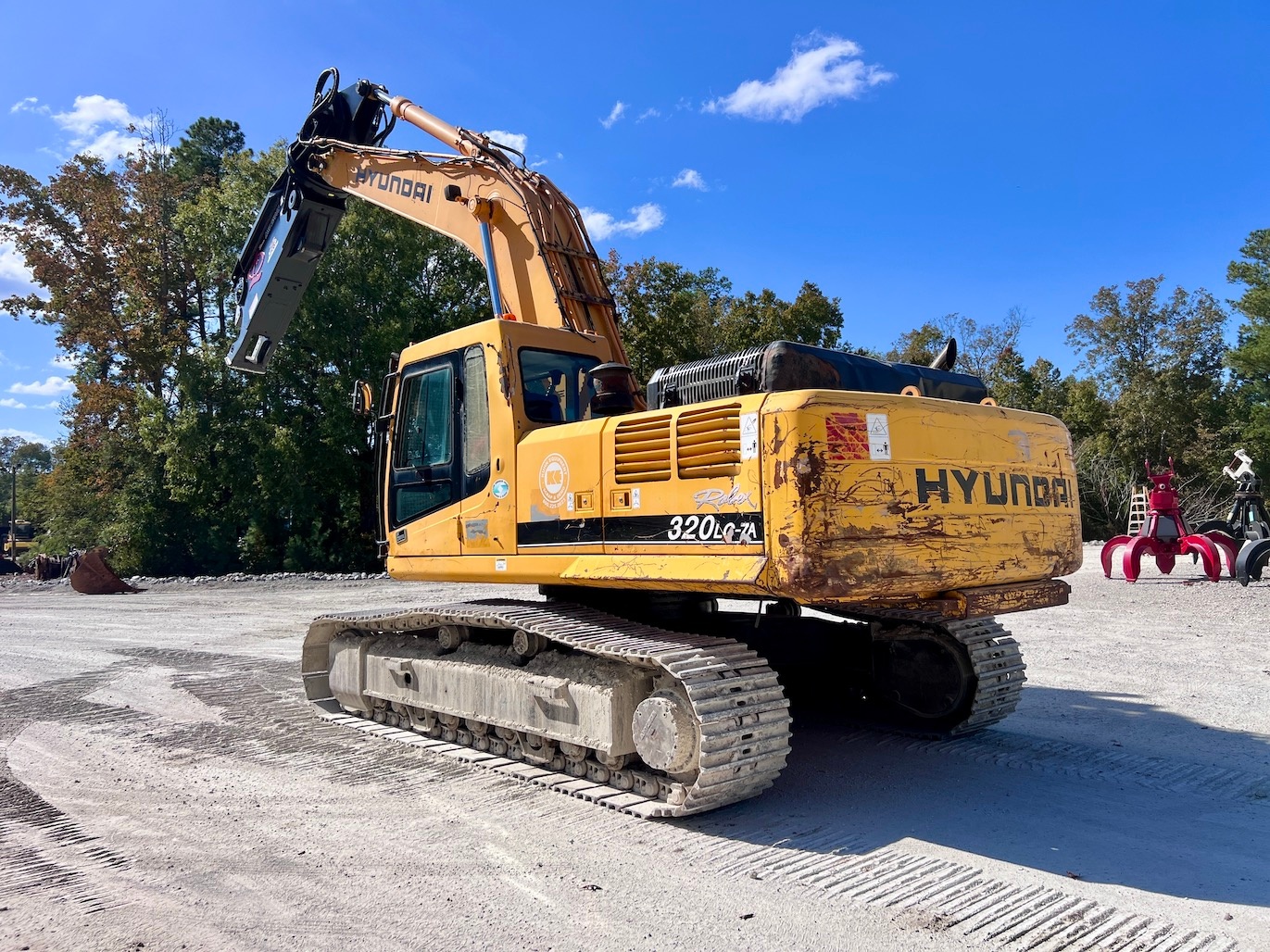 Used 2012 Hyundai 320LC-7A w/ Shear For Sale