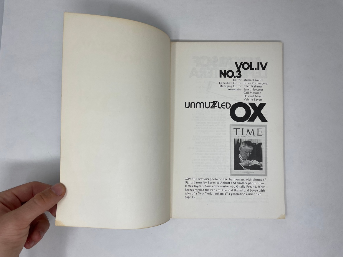Unmuzzled Ox, Vol. 4 No. 3 thumbnail 2