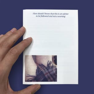 How should I know that this is an advice to be followed and not a warning