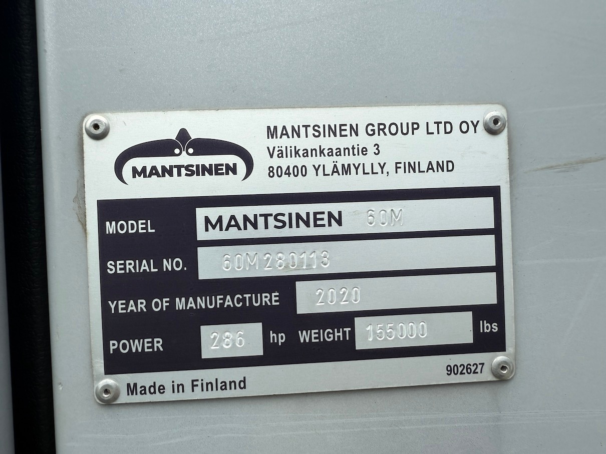 Used 2020 Mantsinen 60M For Sale