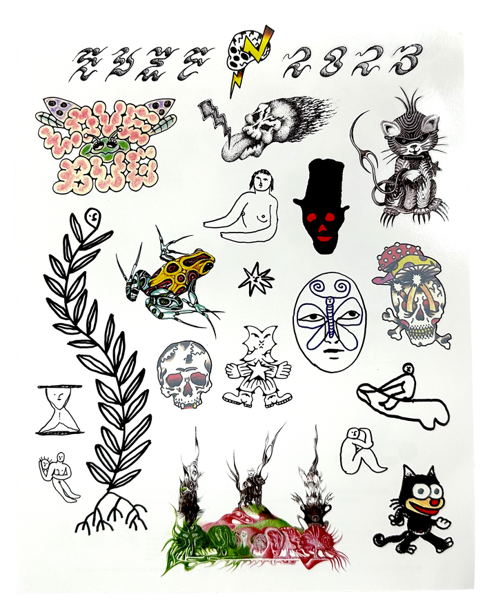 EVZF 2023 Temporary Tattoos — two sheets  thumbnail 14