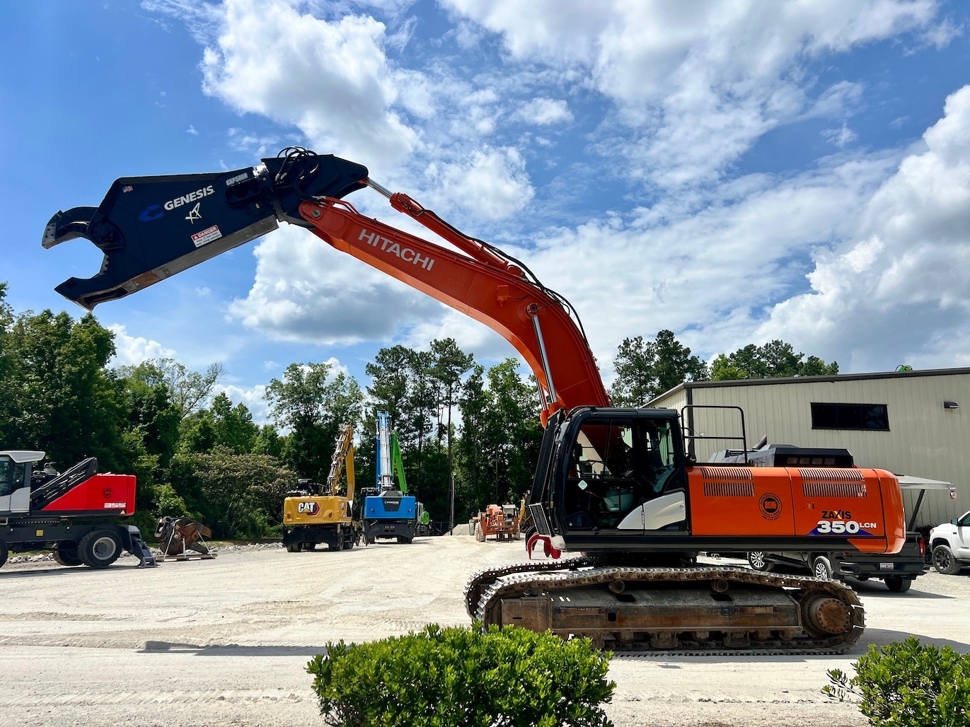 Used 2019 Hitachi ZX350LCN-6 w/ shear For Sale