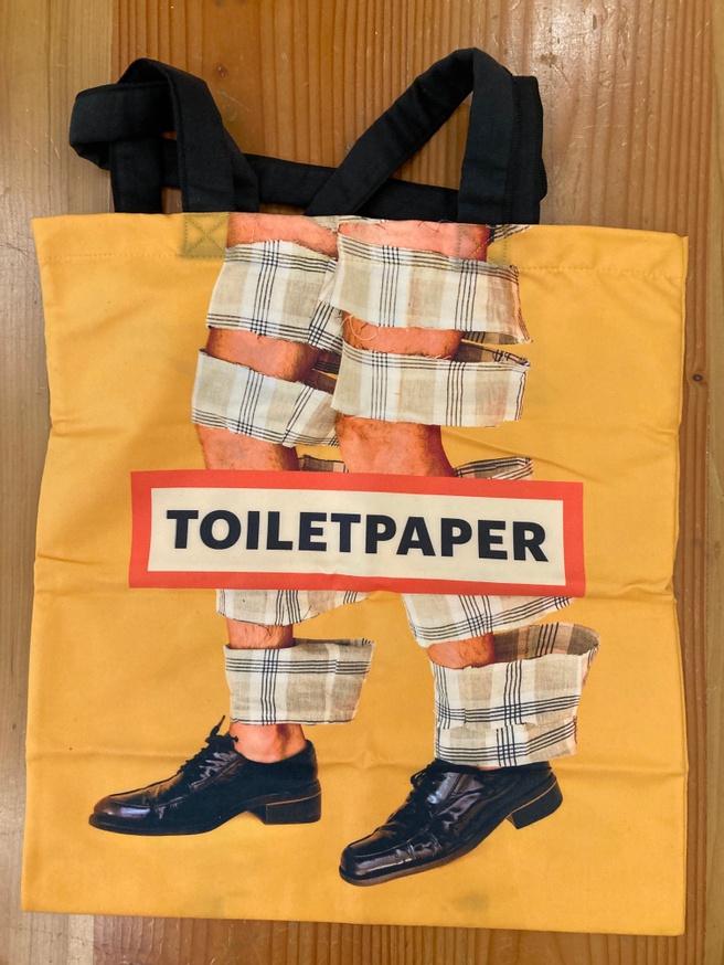 Toilet Paper Tea Towel, Tote, and Silk Scarf thumbnail 3