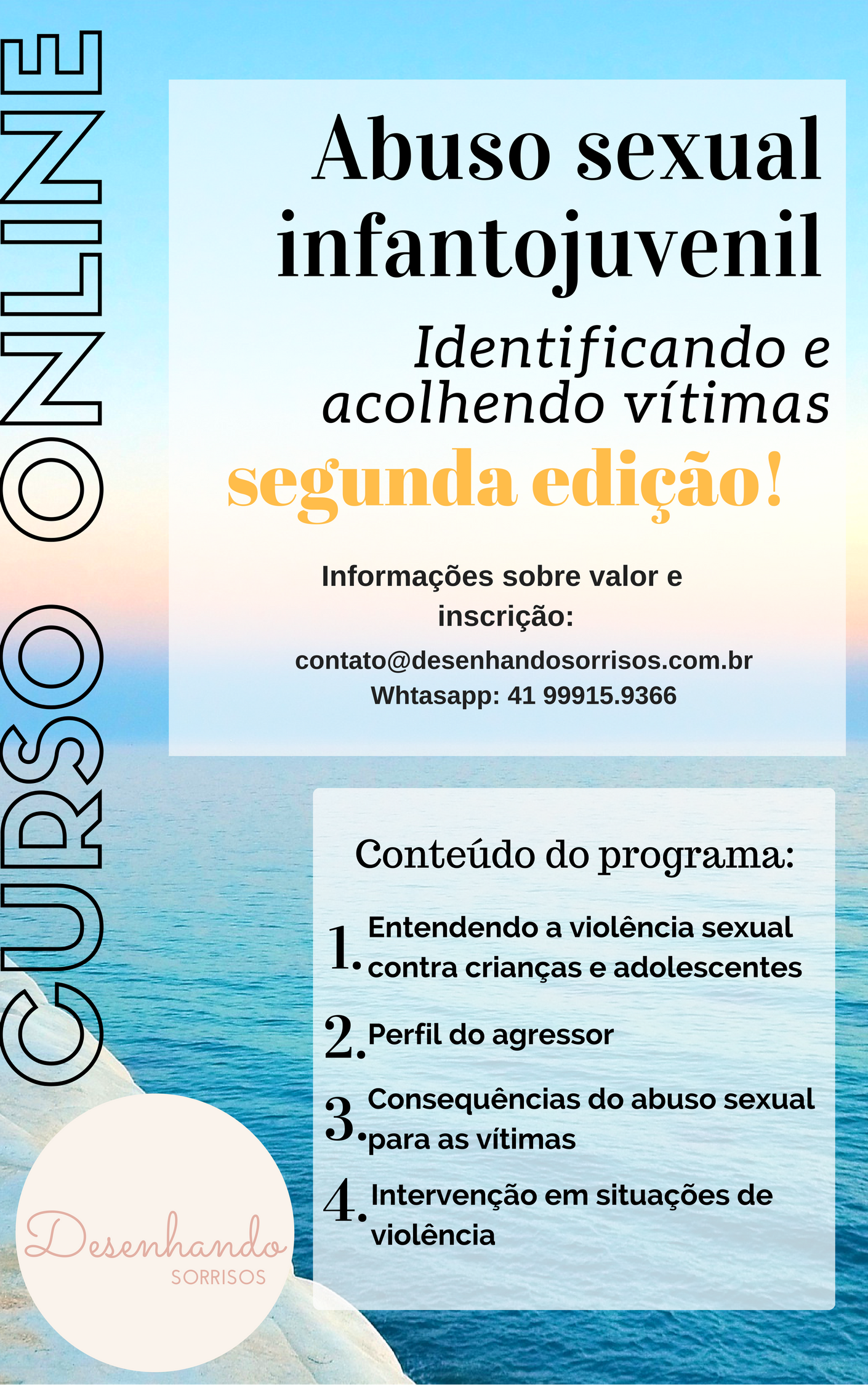 Curso Online: Abuso sexual infantojuvenil - identificando e acolhendo vítimas.