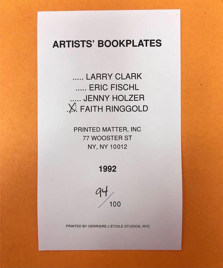 Bookplate, 1992 thumbnail 3