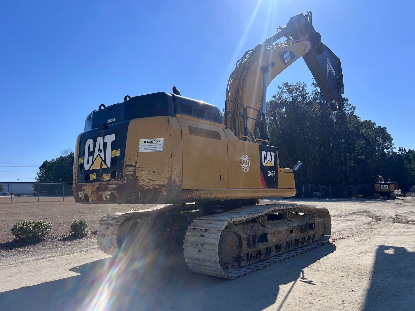 Used 2018 Caterpillar 349FL w Shear For Sale