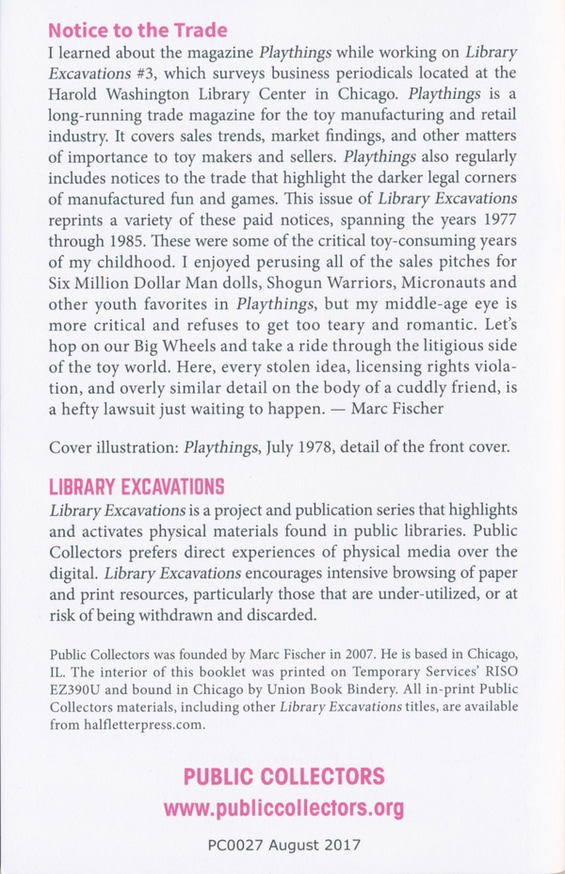 Library Excavations #6 : Notice to the Trade thumbnail 5