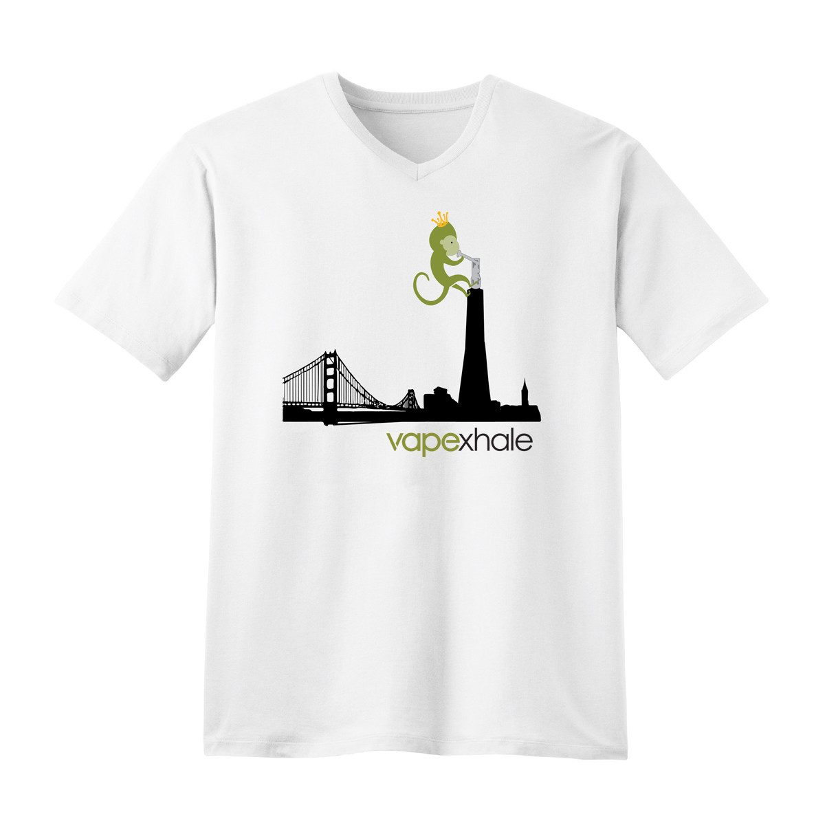 SPECIAL EDITION: Vapexhale San Fran Skyline V-Neck T-Shirt