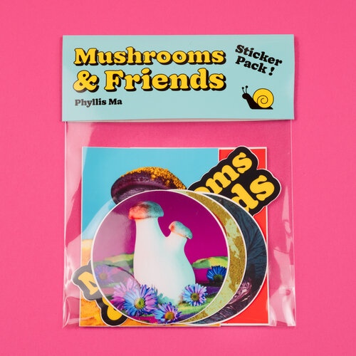 Mushroom and Friends Sticker Pack thumbnail 2