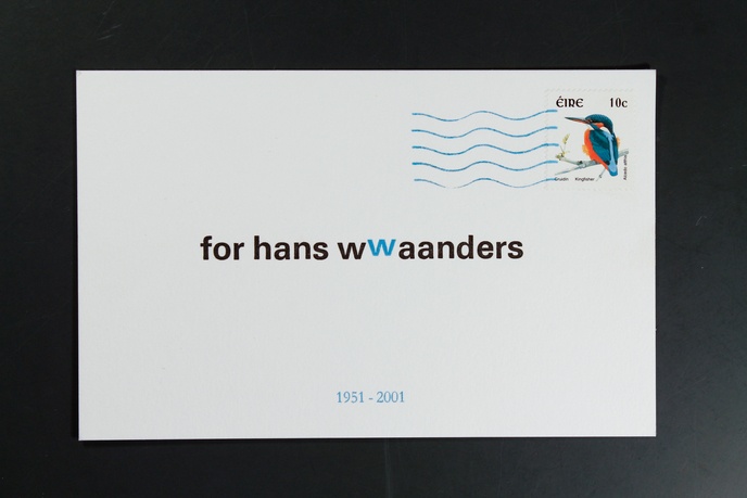 For Hans Waanders : 1951-2001 thumbnail 1